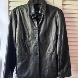 A FULLY LINED LEATHER JACKET FOR $25! Butter Soft Leather by Anonymous - Small